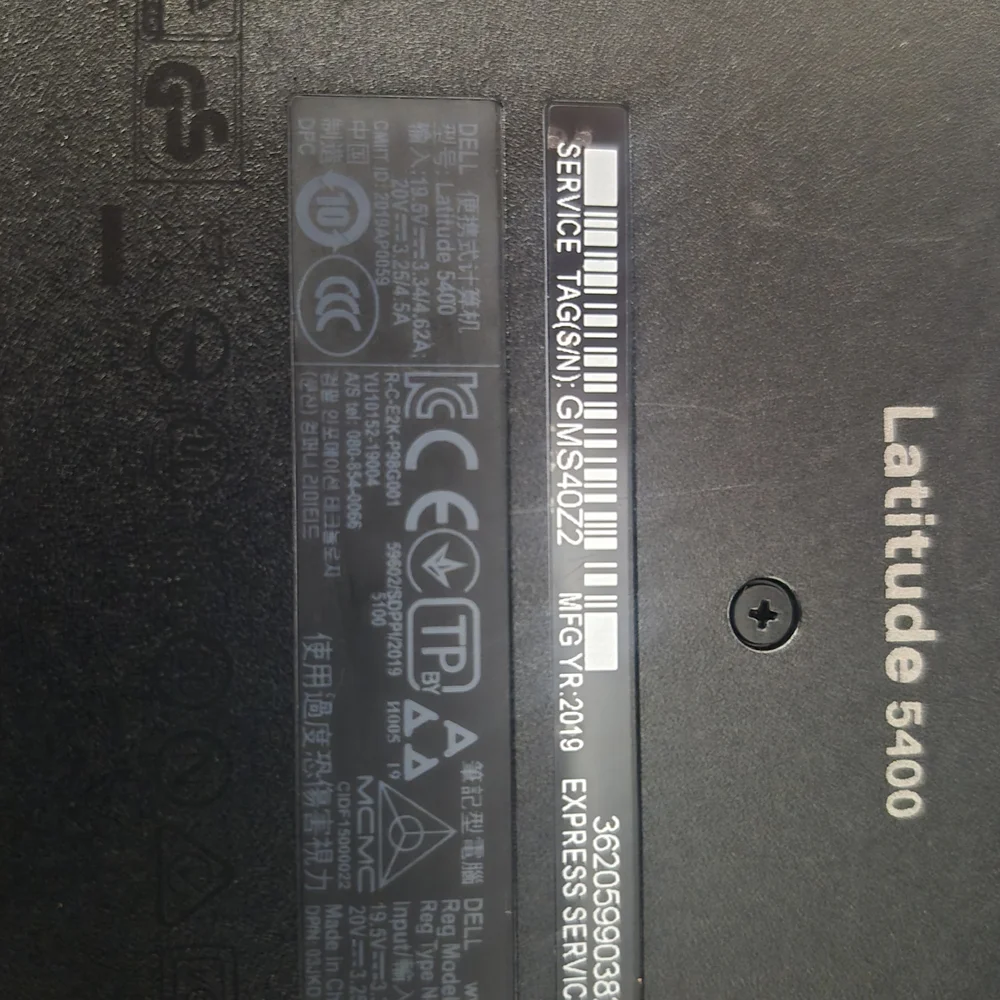 Dell Black Laptop